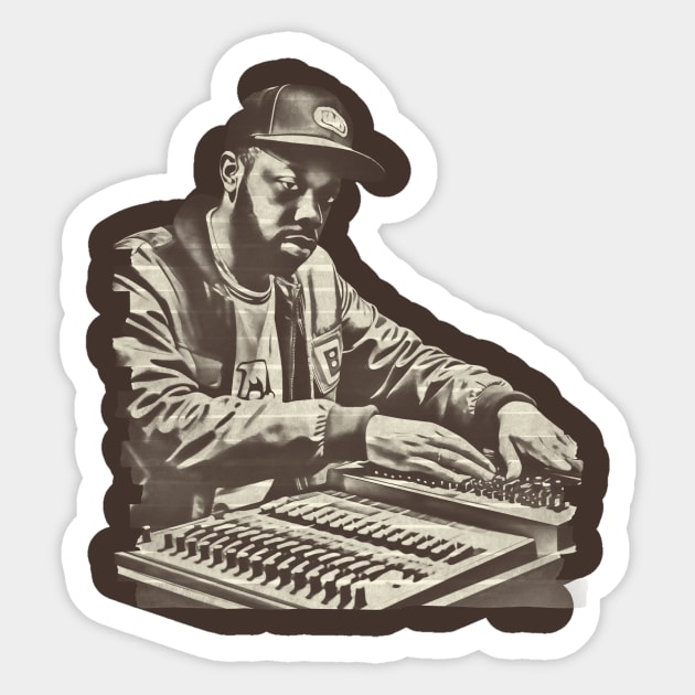 Beatmaker J Dilla - Paper Tape Sticker by PAPER TYPE